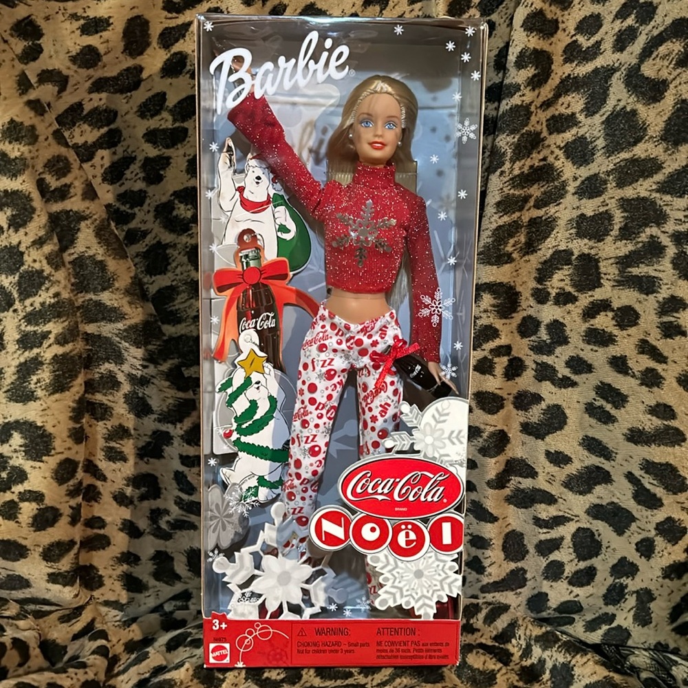 Coca Cola Noel Holiday Barbie 2002